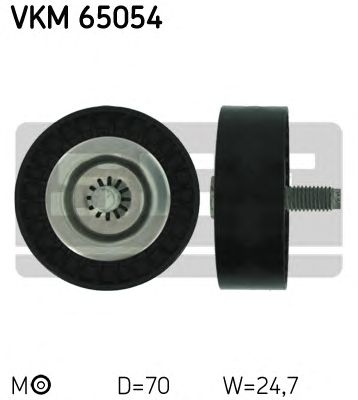 VKM 65054 SKF Ролик модуля натягувача ременя1